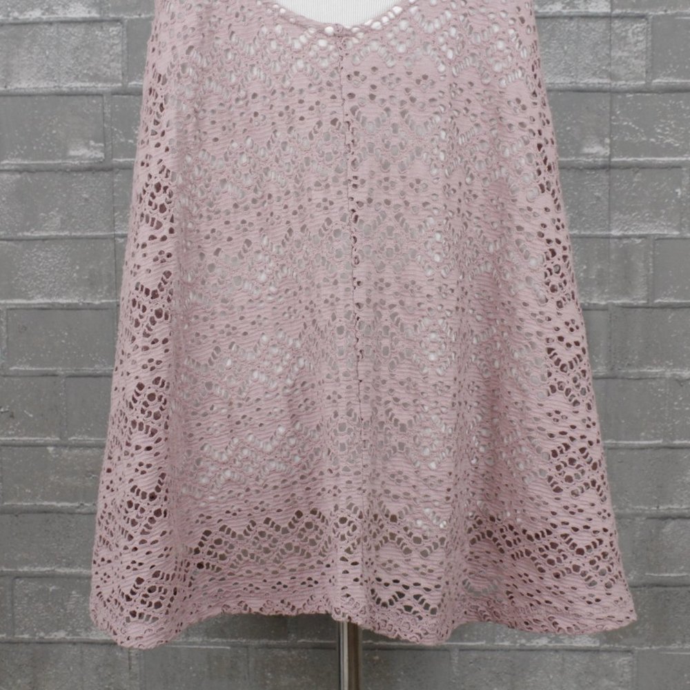 Anthro Deletta Purple Eyelet Tank Top - Picture 7 of 12